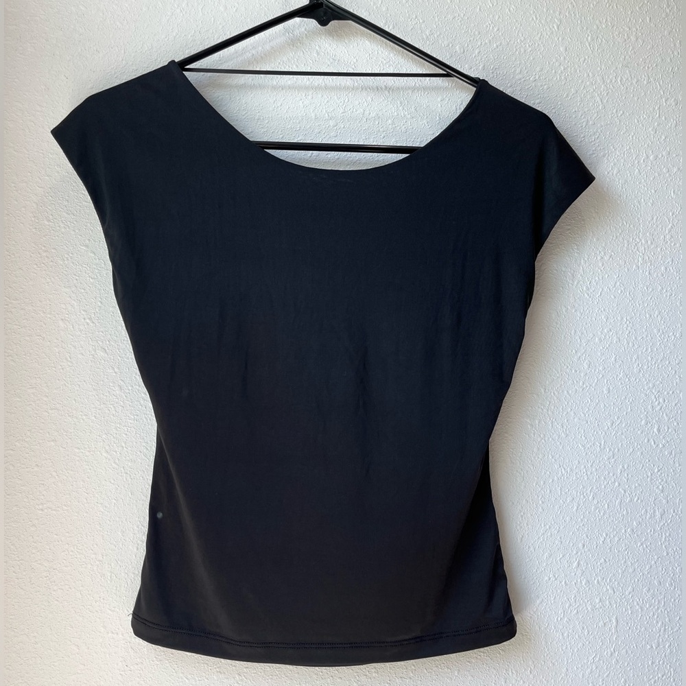BLENCA Black Backless Top